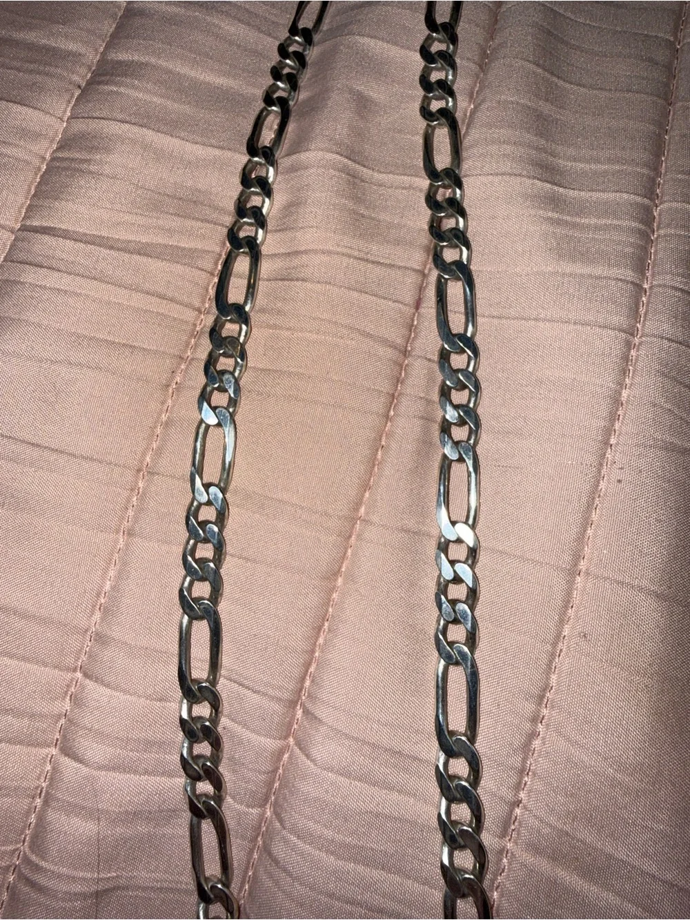 Men's Silver Italy Siover Chain Necklace 12”- Classic Linked Design